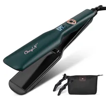 CkeyiN Professional Wide Plate Flat Iron Temperature Adjustable Electric Hair Straightener Tourmaline Ceramic Curling Iron Lock
CkeyiN Professional Wide Plate Flat Iron Temperature Adjustable Electric Hair Straightener Tourmaline Ceramic Curling Iron Lock