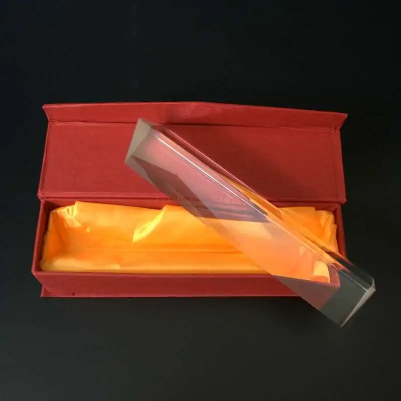 Triangular prism optical glass beam splitting prism rainbow refraction principle experiment
Triangular prism optical glass beam splitting prism rainbow refraction principle experiment