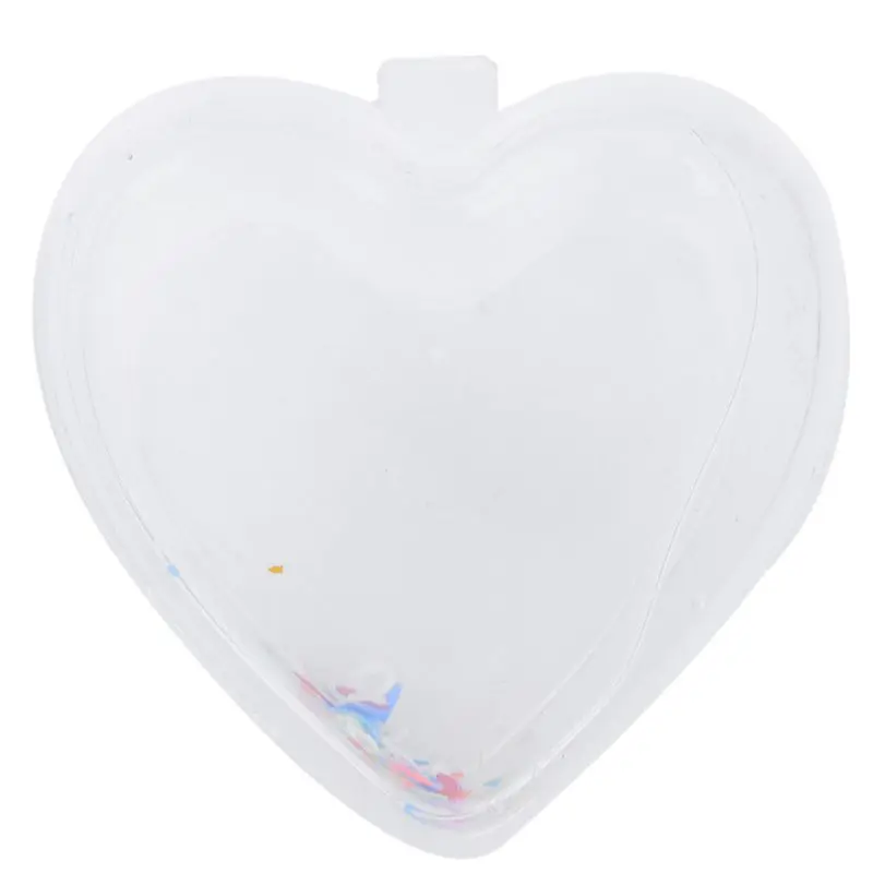 Fluffy Slime Transparent with Heart Multicolor Accessory DIY Toys for Children Heart 
Fluffy Slime Transparent with Heart Multicolor Accessory DIY Toys for Children Heart