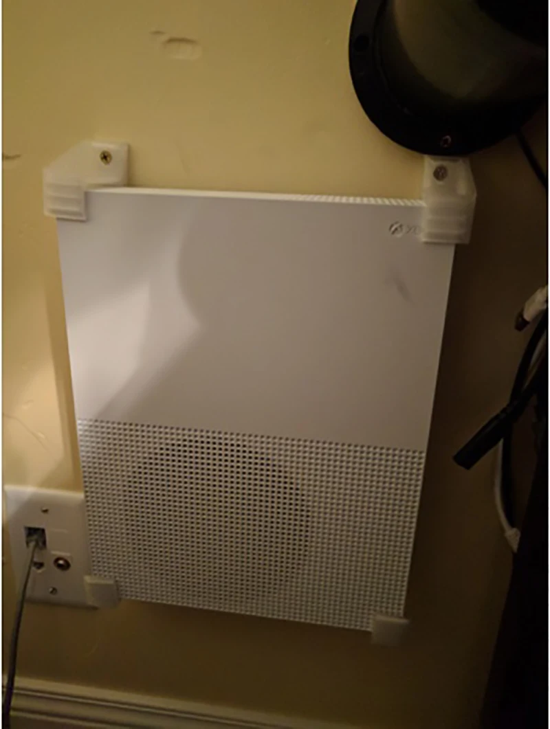 Wall Mount Host Stand Shelf Hanging Bracket For X Box One S Corners Minimal Stable Storage Save Space 3D Prints With Screws
Wall Mount Host Stand Shelf Hanging Bracket For X Box One S Corners Minimal Stable Storage Save Space 3D Prints With Screws