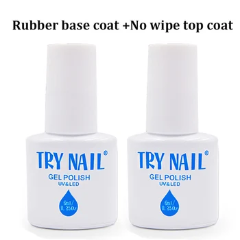 TRY NAIL UV Fast Dry Varnish Rubber Base Coat Long Lasting No Clean Shiny Top Coat Gel Nail Polish Nail Art Manicure
TRY NAIL UV Fast Dry Varnish Rubber Base Coat Long Lasting No Clean Shiny Top Coat Gel Nail Polish Nail Art Manicure