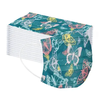 Unisex Retro Masks Women Man Butterfly Print Facemask Mascarilla Disposable Face Mask 3ply Non-woven Ear Loop Facemask Mascaras
Unisex Retro Masks Women Man Butterfly Print Facemask Mascarilla Disposable Face Mask 3ply Non-woven Ear Loop Facemask Mascaras