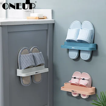 ONEUP Household Strong Adhensive Towel Rack Toilet Wall-mounted Slipper Storage Rack Storage Organizer For Bathroom Accessories
ONEUP Household Strong Adhensive Towel Rack Toilet Wall-mounted Slipper Storage Rack Storage Organizer For Bathroom Accessories