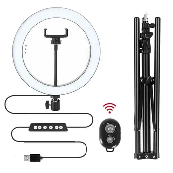 10in RGB Selfie Ring Light with Adjustable Tripod Stand & Phone Clip for Live Stream 5500K Dimmable ring light Makeup Light
10in RGB Selfie Ring Light with Adjustable Tripod Stand & Phone Clip for Live Stream 5500K Dimmable ring light Makeup Light