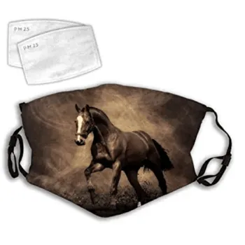 Funny Horses Print Face Mask Women Men Protective PM2.5 Dust Mouth Mask Washable Reusable Mask Fashion Fabric Masks with 2Filter
Funny Horses Print Face Mask Women Men Protective PM2.5 Dust Mouth Mask Washable Reusable Mask Fashion Fabric Masks with 2Filter