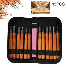 

12pcs/15pcs Wood Carving Chisels Knife For Basic Wood Cut DIY Tools and Detailed Woodworking Gouges Hand Tools DIY Hand Tool