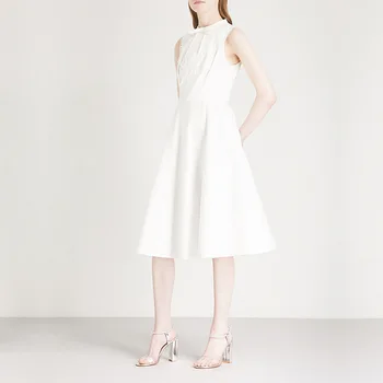 European Grand Prix 2018 nian Summer Europe and the United States Show New Women's Elegant Fashion Sleeveless White Dress B0518
European Grand Prix 2018 nian Summer Europe and the United States Show New Women's Elegant Fashion Sleeveless White Dress B0518