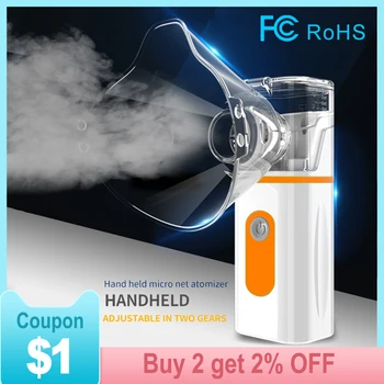Mini Handheld Portable Mesh Nebulizer Silent Ultrasonic Medical Steaming Inhaler Adult Kids Rechargeable Respirator Humidifier
Mini Handheld Portable Mesh Nebulizer Silent Ultrasonic Medical Steaming Inhaler Adult Kids Rechargeable Respirator Humidifier