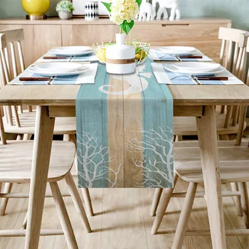 Marine Life Pattern Table Runner Adornos De Mesa De Comedor Table Runners Modern Right Angle Cotton Linen Fabric Table Runners
Marine Life Pattern Table Runner Adornos De Mesa De Comedor Table Runners Modern Right Angle Cotton Linen Fabric Table Runners
