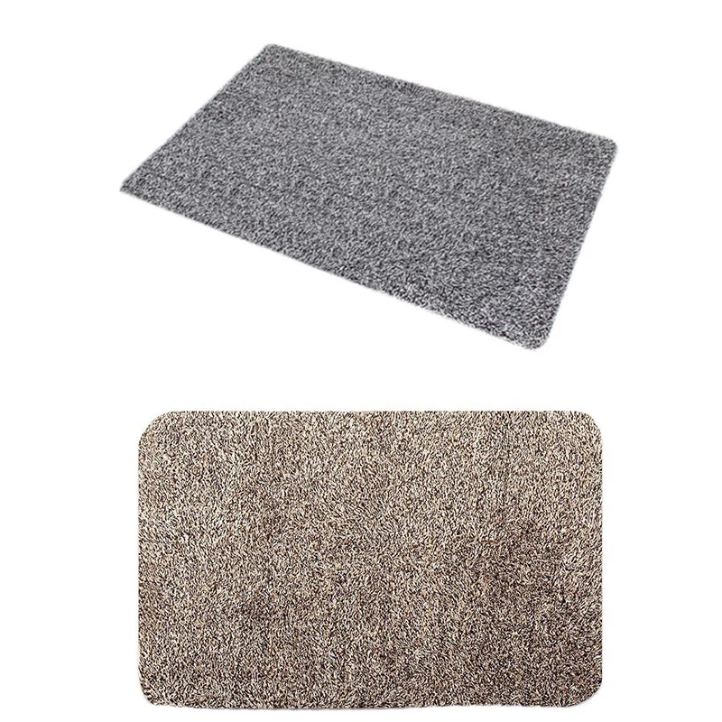 SHGO HOT-Indoor Super Absorbs Doormat Latex Backing Non Slip Door Mat for Small Front Inside Floor Dirt Trapper Cotton Entr | Дом и сад