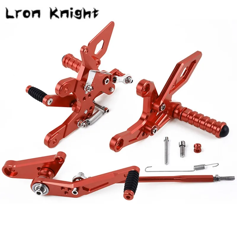 

For HONDA CBR500R CB500F CBR 500R CB 500F 2013-2023 2022 2021 2020 Motorcycle CNC Footrest Rear Sets Rearset Foot Pegs