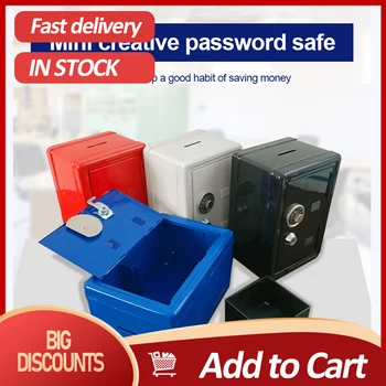Money Boxes Mini Metal Safe Piggy Bank Key SafeSafe Metal Safe Box Creative Locker Storage Box With Code Lock
Money Boxes Mini Metal Safe Piggy Bank Key SafeSafe Metal Safe Box Creative Locker Storage Box With Code Lock