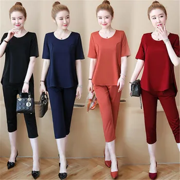 women 2 piece sets 2020 plus size large outfit tracksuit pant and top co-ord set xxxl 4xl 5xl summer female clothes 
women 2 piece sets 2020 plus size large outfit tracksuit pant and top co-ord set xxxl 4xl 5xl summer female clothes