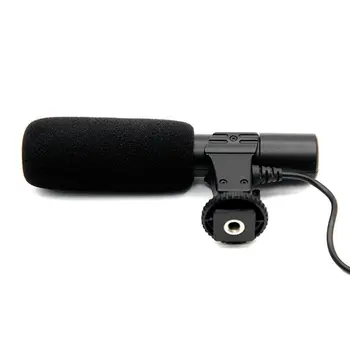 Professional Condenser Microphone 3.5mm Recording Microphone Interview Mic for DSLR Camera Video DV Camcorder
Professional Condenser Microphone 3.5mm Recording Microphone Interview Mic for DSLR Camera Video DV Camcorder