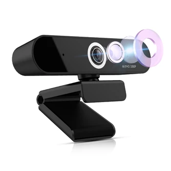 1080P Webcam Live Streaming Webcam USB Web Camera for PC Laptop Wide Angle Webcam with Double Microphone for Video Conference
1080P Webcam Live Streaming Webcam USB Web Camera for PC Laptop Wide Angle Webcam with Double Microphone for Video Conference