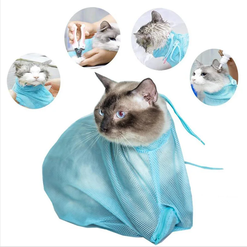 Pet Soft Cat Grooming Bag Adjustable Multifunctional Polyester Cat Washing Shower Mesh Bags Pet Nail Trimming Bags Toiletry Kits
Pet Soft Cat Grooming Bag Adjustable Multifunctional Polyester Cat Washing Shower Mesh Bags Pet Nail Trimming Bags Toiletry Kits