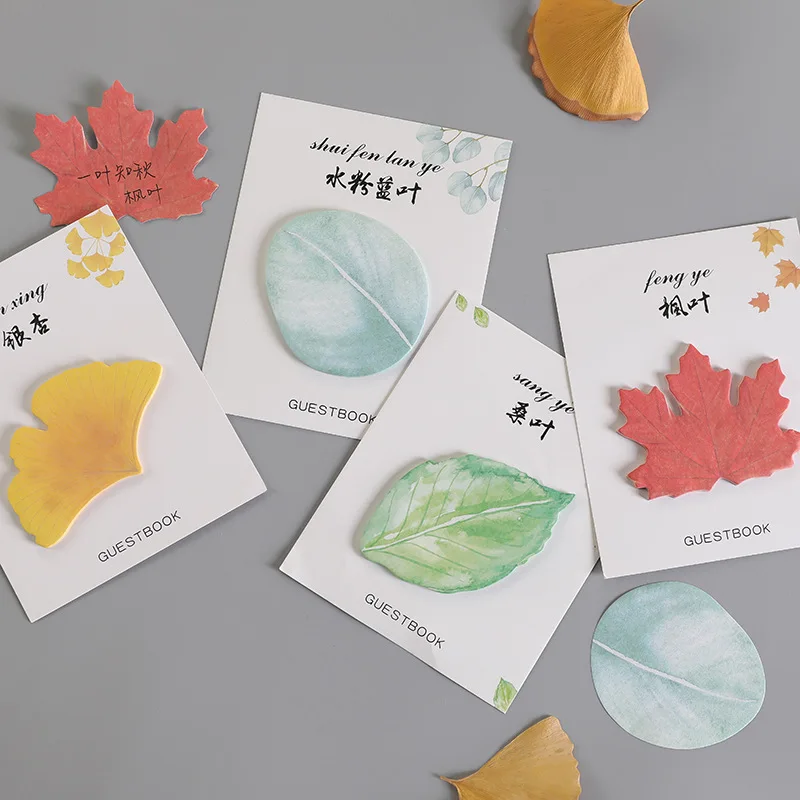 Creative Autumn Leaf Post-It Notes Students Message Notepad N Times Paste Simulation Leaf Memo Notes Office Supplies Stationery
Creative Autumn Leaf Post-It Notes Students Message Notepad N Times Paste Simulation Leaf Memo Notes Office Supplies Stationery