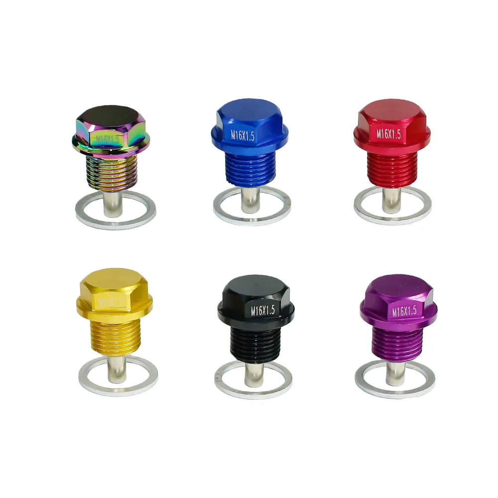 car-styling M16*1.5MM Magnetic Oil Drain Plug/Oil Sump drain plug For Most BMW/Toyota Scion
car-styling M16*1.5MM Magnetic Oil Drain Plug/Oil Sump drain plug For Most BMW/Toyota Scion