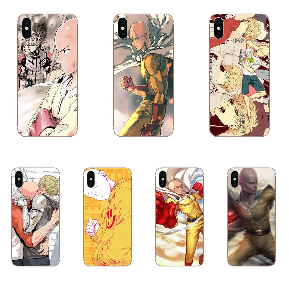 Мягкий телефон для Xiao mi 3 4 4C 4i 5 5s 5X6 6X8 SE Pro Lite A1 Max x 2 Note Saitama Genos Inhyuk One Punch Man | Мобильные