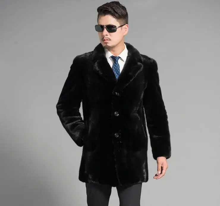 Mid-length faux mink fur leather jacket mens winter Single-breaste fur leather coat men loose jackets jaqueta de couro B119
Mid-length faux mink fur leather jacket mens winter Single-breaste fur leather coat men loose jackets jaqueta de couro B119