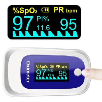 OLED Finger Pulse Oximeter SPO2 PR PI ODI 8 Hour Sleep Monitoring Curve Heart Rate Monitor
OLED Finger Pulse Oximeter SPO2 PR PI ODI 8 Hour Sleep Monitoring Curve Heart Rate Monitor