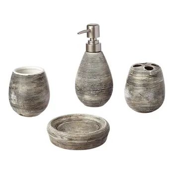 4Pcs Ceramic Bathroom Sets Bathroom Creative Home Bathroom Toiletries Set Electric Toothbrush Holder Bathroom Accessory
4Pcs Ceramic Bathroom Sets Bathroom Creative Home Bathroom Toiletries Set Electric Toothbrush Holder Bathroom Accessory
