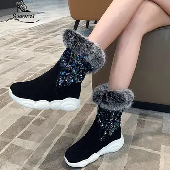 Sgesvier 2020 big size 33-46 fashion soft leather ankle boots comfortable flat heel keep warm ladies shoes 3 colors women boots
Sgesvier 2020 big size 33-46 fashion soft leather ankle boots comfortable flat heel keep warm ladies shoes 3 colors women boots