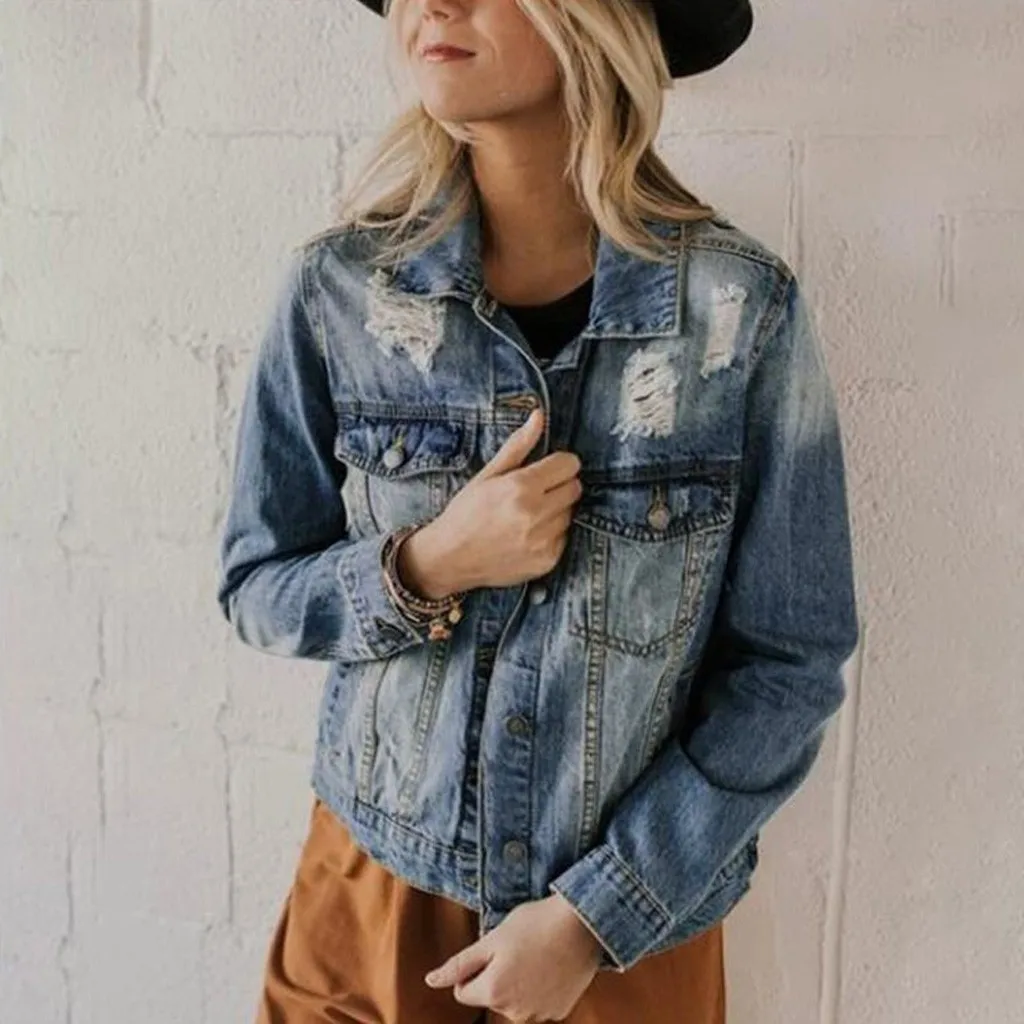 2019 Fashion Jeans Jacket Women Spring 3XL Spring Autumn Hand Brush Long Sleeve Stretch Short Denim Jacket White Pink Coats
2019 Fashion Jeans Jacket Women Spring 3XL Spring Autumn Hand Brush Long Sleeve Stretch Short Denim Jacket White Pink Coats