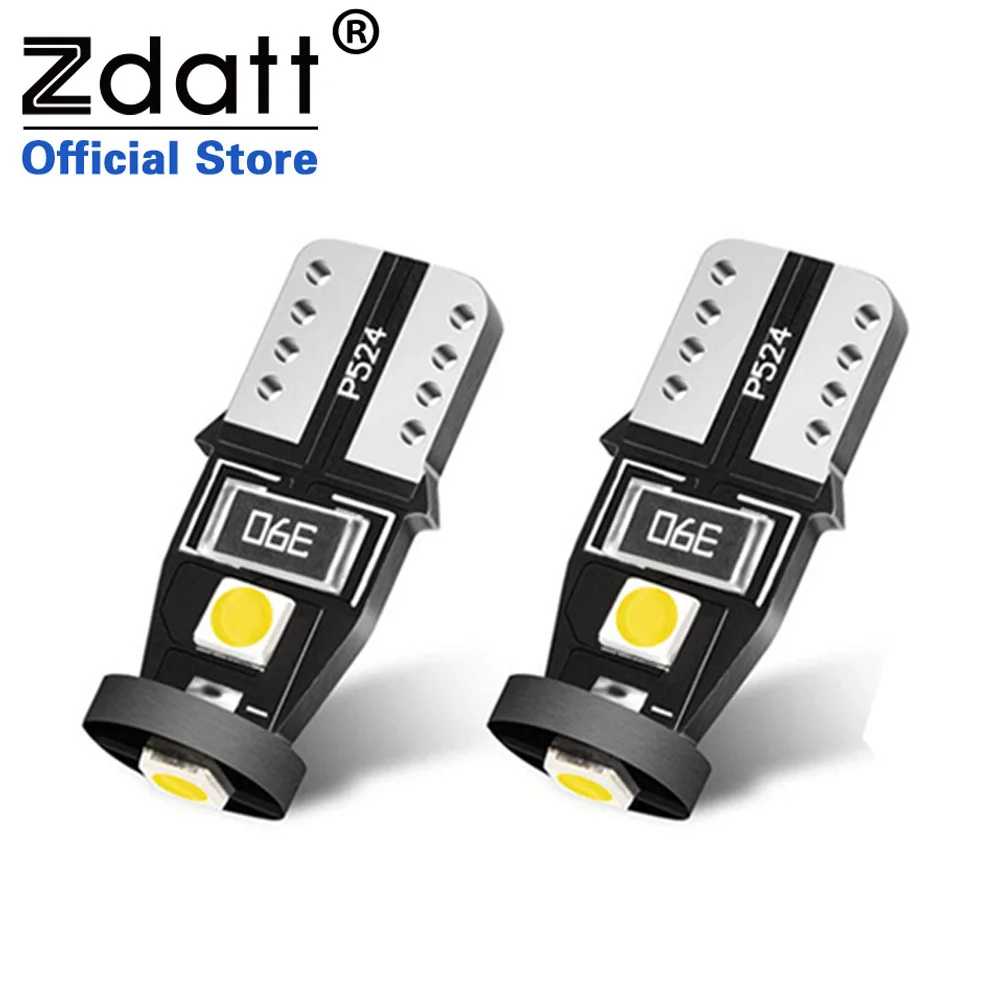 Zdatt T10 LED Signal Lamp Super Bright 6000K White LED CanBus No Error for Car Interior Dome Door Courtesy License Plate Lights
Zdatt T10 LED Signal Lamp Super Bright 6000K White LED CanBus No Error for Car Interior Dome Door Courtesy License Plate Lights