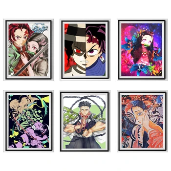 Demon Slayer Akaza Tanjirou Muzan Nezuko Kyoumei Anime Canvas Art Poster for Room Decoration,8 x 10 Inches,No Frame,Set of 6
Demon Slayer Akaza Tanjirou Muzan Nezuko Kyoumei Anime Canvas Art Poster for Room Decoration,8 x 10 Inches,No Frame,Set of 6