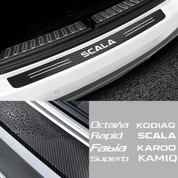 Car Styling Carbon Fiber Rear BumperTail Trunk Protector Sticker for Skoda Cctavia Rapid Fabia Superb Kodiaq Scala Karop Kamiq
Car Styling Carbon Fiber Rear BumperTail Trunk Protector Sticker for Skoda Cctavia Rapid Fabia Superb Kodiaq Scala Karop Kamiq