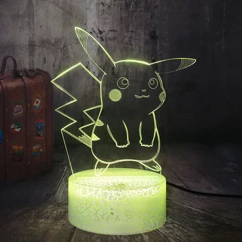 3d LED Night Light Pokemon Go Action Figure Pikachu Nightlight for Kids Bedroom Decor Usb Battery Powered Bedside Table Lamp 
3d LED Night Light Pokemon Go Action Figure Pikachu Nightlight for Kids Bedroom Decor Usb Battery Powered Bedside Table Lamp