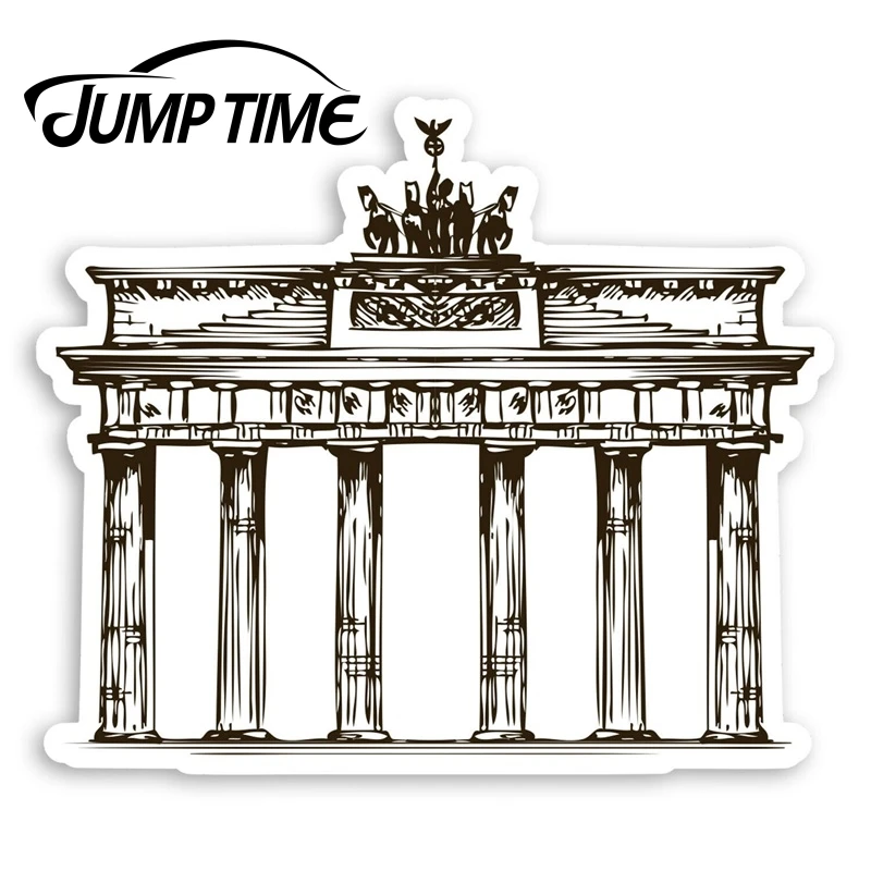 Виниловая наклейка с надписью Jump Time на ворота бренденбург немецкая Берлинская