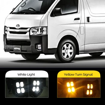 CSCSNL 2Pcs Car LED Daytime Running Light for Toyota Hiace DRL 2014 2015 2016 LED Fog Light Cover with yellow turn signal
CSCSNL 2Pcs Car LED Daytime Running Light for Toyota Hiace DRL 2014 2015 2016 LED Fog Light Cover with yellow turn signal