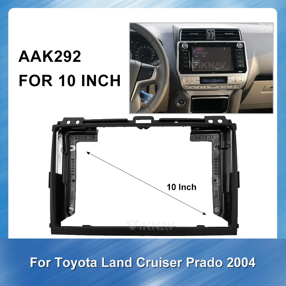 10 Inch Car Auto Radio Multimedia fascia For Toyota overbearing 2004 Double Din Fascia Audio Fitting Adaptor Trim Dash Mount
10 Inch Car Auto Radio Multimedia fascia For Toyota overbearing 2004 Double Din Fascia Audio Fitting Adaptor Trim Dash Mount