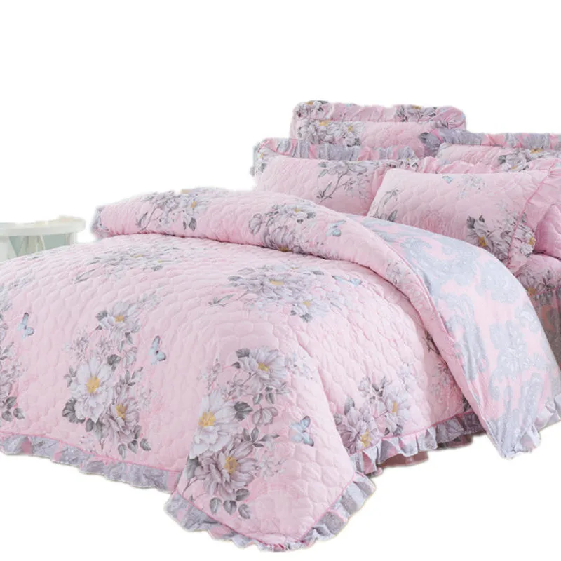All Cotton Quilted Four-Piece of Bed Skirt Cotton Thickening Bedspread-Bed SuiteFitted Sheet bedroom comforter set bedsheet set
All Cotton Quilted Four-Piece of Bed Skirt Cotton Thickening Bedspread-Bed SuiteFitted Sheet bedroom comforter set bedsheet set