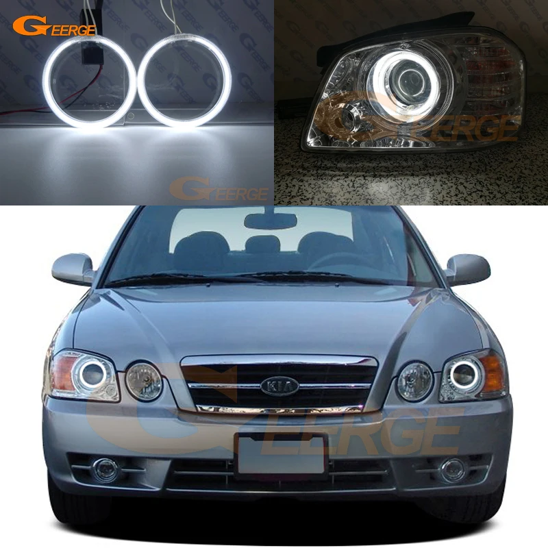 Для Kia Optima MAGENTIS MS 2003 2004 2005 2006 лицевая сторона фары отличные ультра яркие CCFL