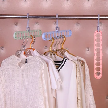 9 holes clothes hanger organizer Space Saving Hanger folding drying rack storage
9 holes clothes hanger organizer Space Saving Hanger folding drying rack storage