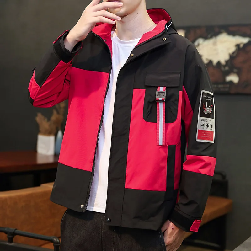 New Autumn Jacket Men's All-match Oversize Slim Fit Men's Jacket Hooded Fashion Color-blocking Windproof Jacket Men 8XL Clothes
New Autumn Jacket Men's All-match Oversize Slim Fit Men's Jacket Hooded Fashion Color-blocking Windproof Jacket Men 8XL Clothes