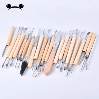 Multifunction DIY Pottery Sculpture Clay Carving Modeling Tool Wood Metal Handle Wax Fimo Craft
Multifunction DIY Pottery Sculpture Clay Carving Modeling Tool Wood Metal Handle Wax Fimo Craft