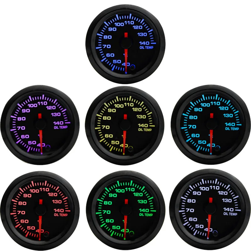 2-inch 52MM Black Shell High-Speed Stepper Motor Oil Thermometer Seven-Color Adjustable Table Automobile Instrument Panel Modifi
2-inch 52MM Black Shell High-Speed Stepper Motor Oil Thermometer Seven-Color Adjustable Table Automobile Instrument Panel Modifi