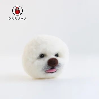 DARUMA Animal Pom-Pom animals with wrapping wool yarn make kit 
DARUMA Animal Pom-Pom animals with wrapping wool yarn make kit