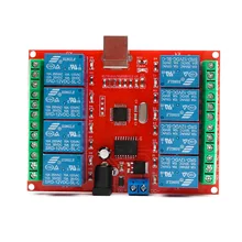 USB Relay Module 8 Channels DC 5V 12V 24V Computer Control Switch Driver PC Intelligent Controller Board for Smart Home PLC
USB Relay Module 8 Channels DC 5V 12V 24V Computer Control Switch Driver PC Intelligent Controller Board for Smart Home PLC