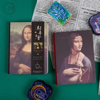 Creative Retro World Master Oil Painting Notebook Hand Ledger Journal Diary Planner School Students Sketchbook Office Supplies
Creative Retro World Master Oil Painting Notebook Hand Ledger Journal Diary Planner School Students Sketchbook Office Supplies