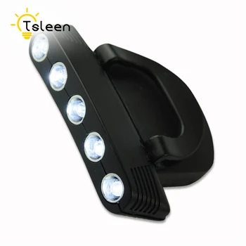 TSLEEN New Iron Clip Head Lamp 5 LED Battery Powered Head Light For Fishing Camping Hunting Hiking Hat Torch Hunt Cap Headlight
TSLEEN New Iron Clip Head Lamp 5 LED Battery Powered Head Light For Fishing Camping Hunting Hiking Hat Torch Hunt Cap Headlight