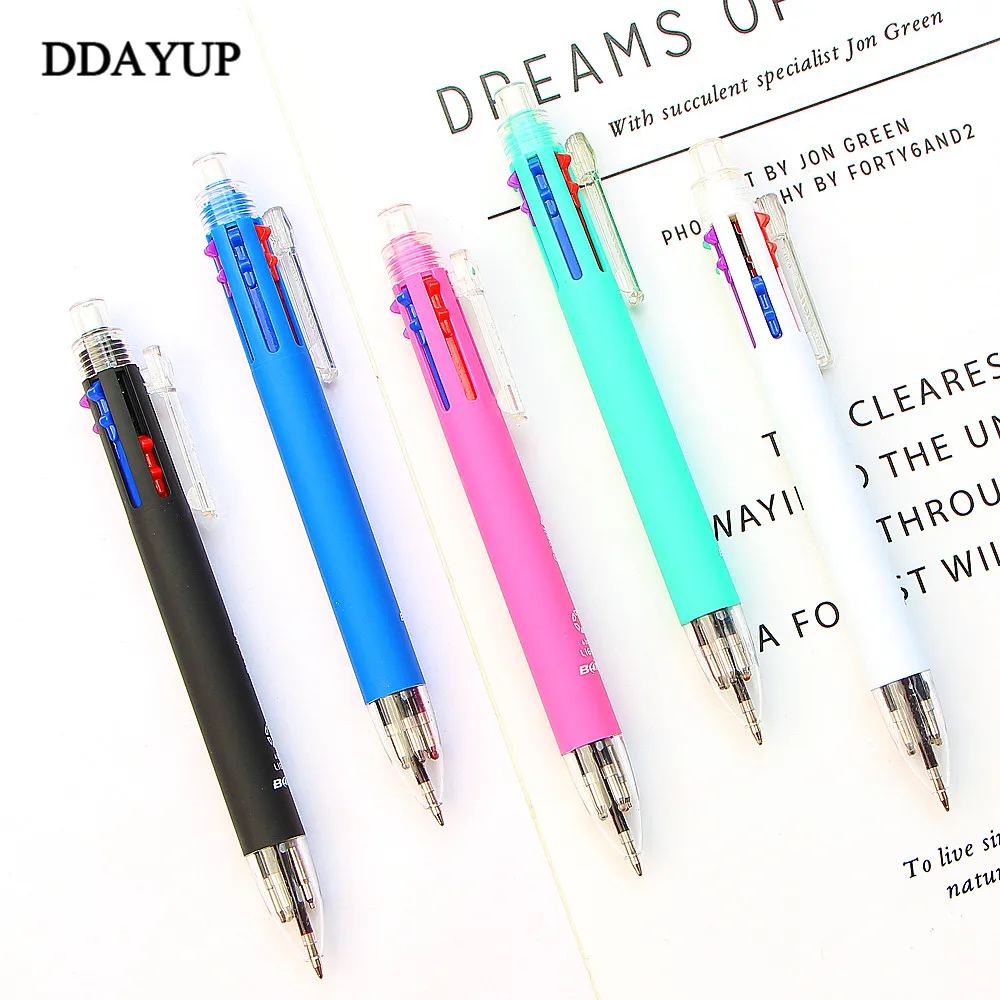 6 in 1 Multicolor Ballpoint Pen Include 5 Colors Ball Pen 1 Automatic Pencil Top Eraser for Marking Writing Office School Supply
6 in 1 Multicolor Ballpoint Pen Include 5 Colors Ball Pen 1 Automatic Pencil Top Eraser for Marking Writing Office School Supply