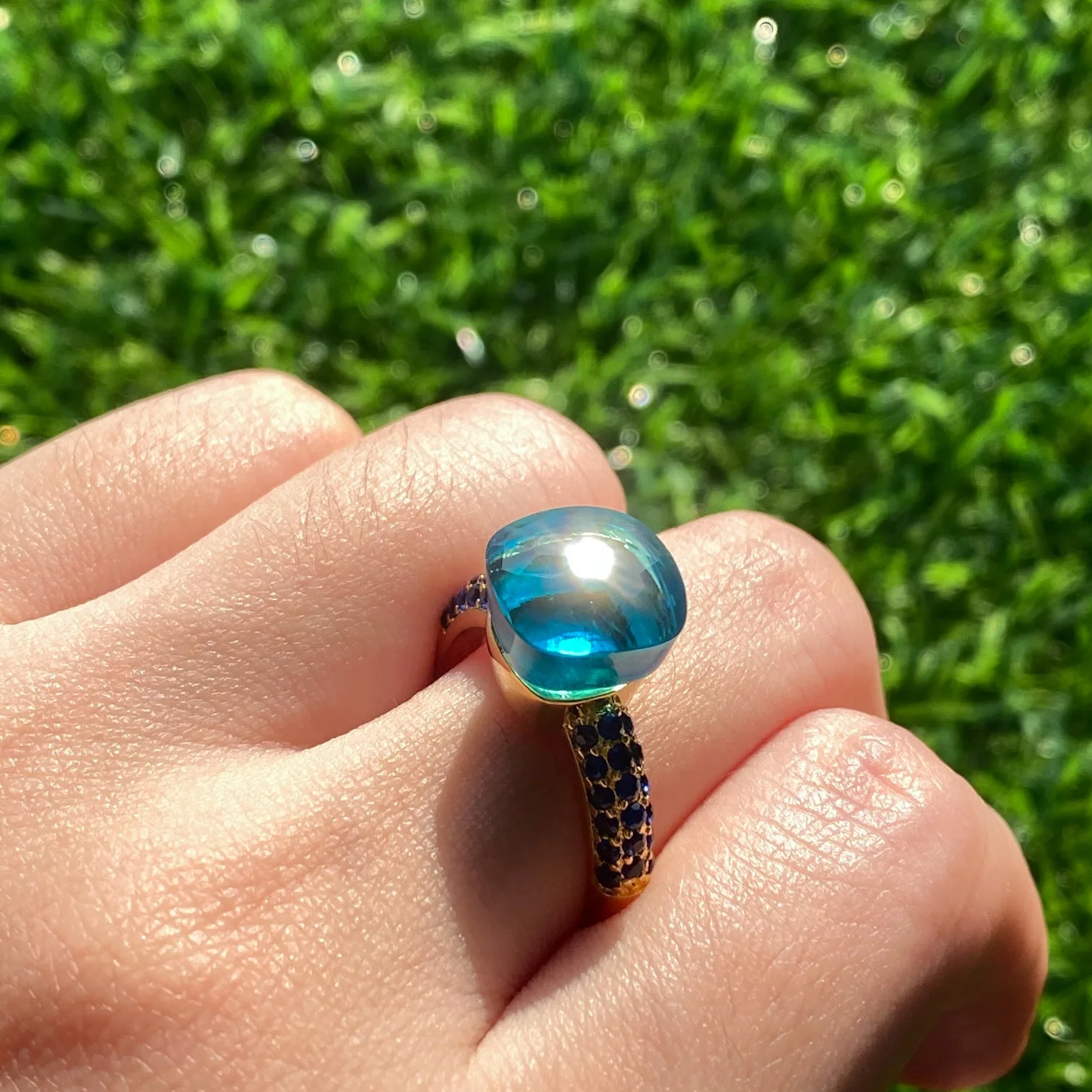 Crystal Rings High Level Water Droplets Candy Style Ring For Women Fashion Jewelry Blue Zircon Plated Topaz Ring Gift
Crystal Rings High Level Water Droplets Candy Style Ring For Women Fashion Jewelry Blue Zircon Plated Topaz Ring Gift