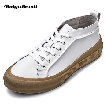 

Super Recommand ! 2020 NEW Arrival MUST Have Casual Shoes Men Leather White Shoes PICK IT!