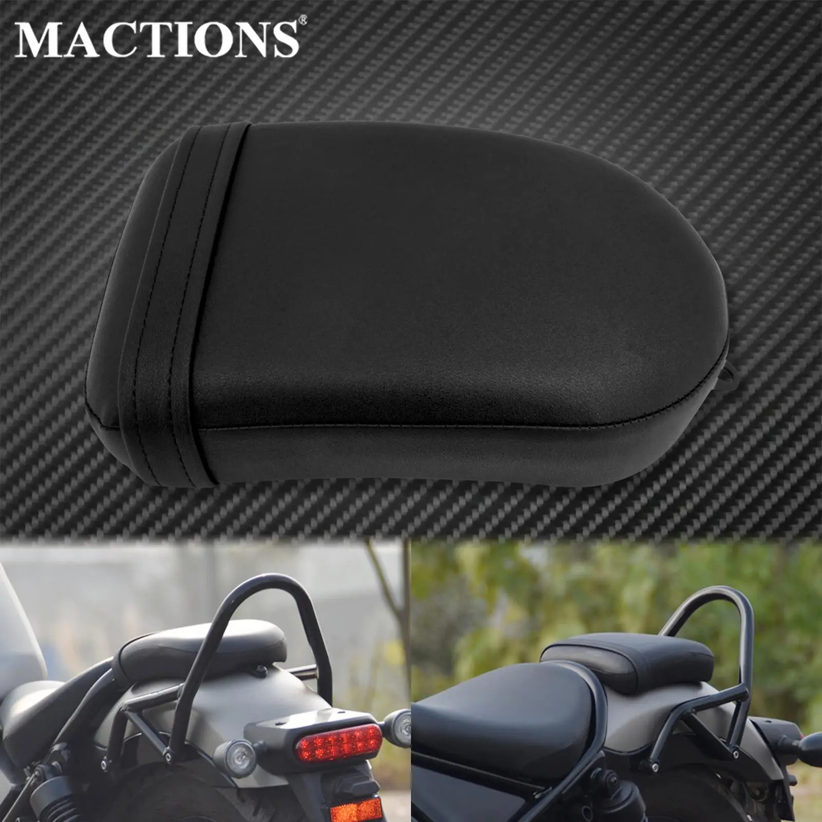 Motorcycle Black Rear Passenger Seat Cushion Pillion Pad Cover For Honda Rebel CMX300 CMX500 CMX 300 500 2017 2018 2019 2020
Motorcycle Black Rear Passenger Seat Cushion Pillion Pad Cover For Honda Rebel CMX300 CMX500 CMX 300 500 2017 2018 2019 2020