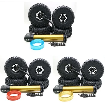 4PCS RC Car Inflatable Tires 2.2 Inch Wheel Hub Rims for 1:10 RC Rock Crawler Axial SCX10 AX10 D90 TRX-4 RC4WD
4PCS RC Car Inflatable Tires 2.2 Inch Wheel Hub Rims for 1:10 RC Rock Crawler Axial SCX10 AX10 D90 TRX-4 RC4WD